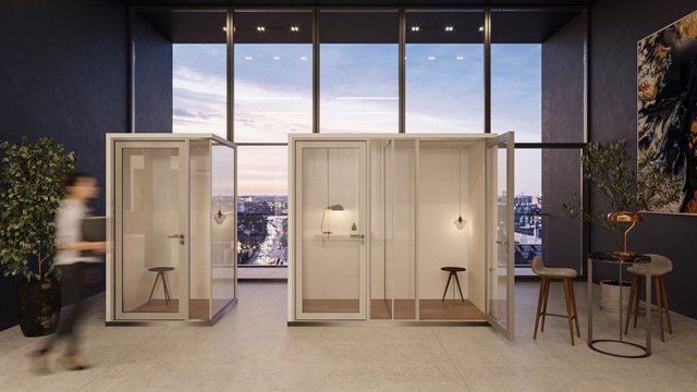 Telefonboks | Mødeboks | Kontorboks | office pod | Dansk Lydisolering |