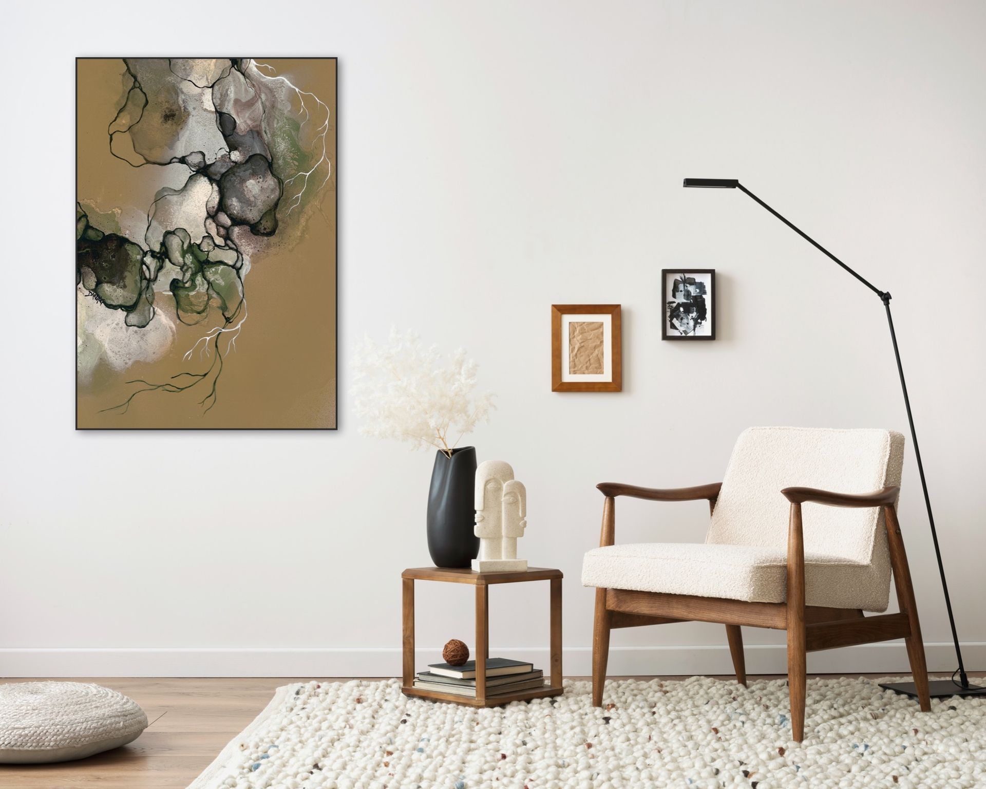 Akustikbillede stue | Rikke Darling | Dansk Lydisolering | Kunst