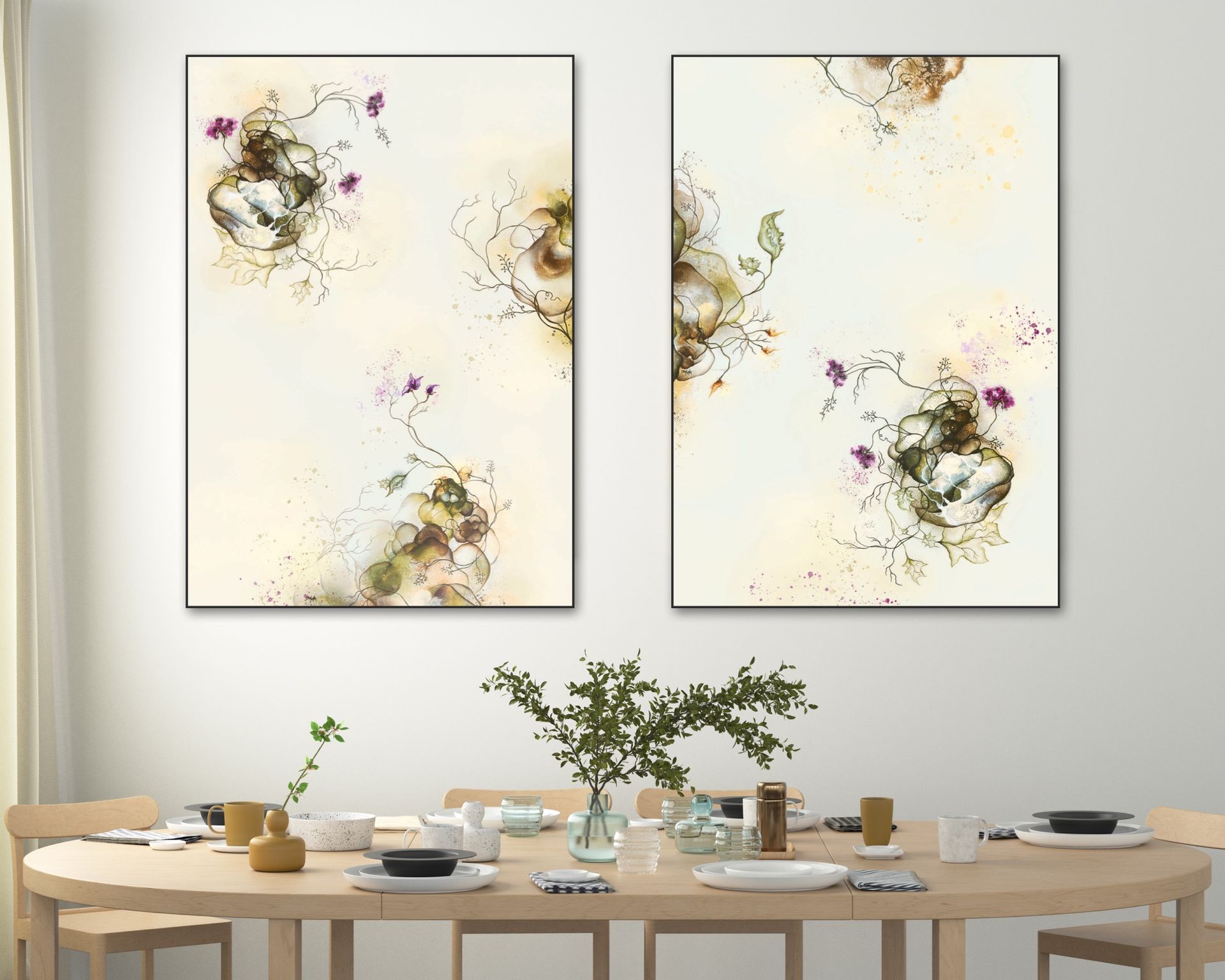 Akustikbillede stue | Rikke Darling | Dansk Lydisolering | Kunst