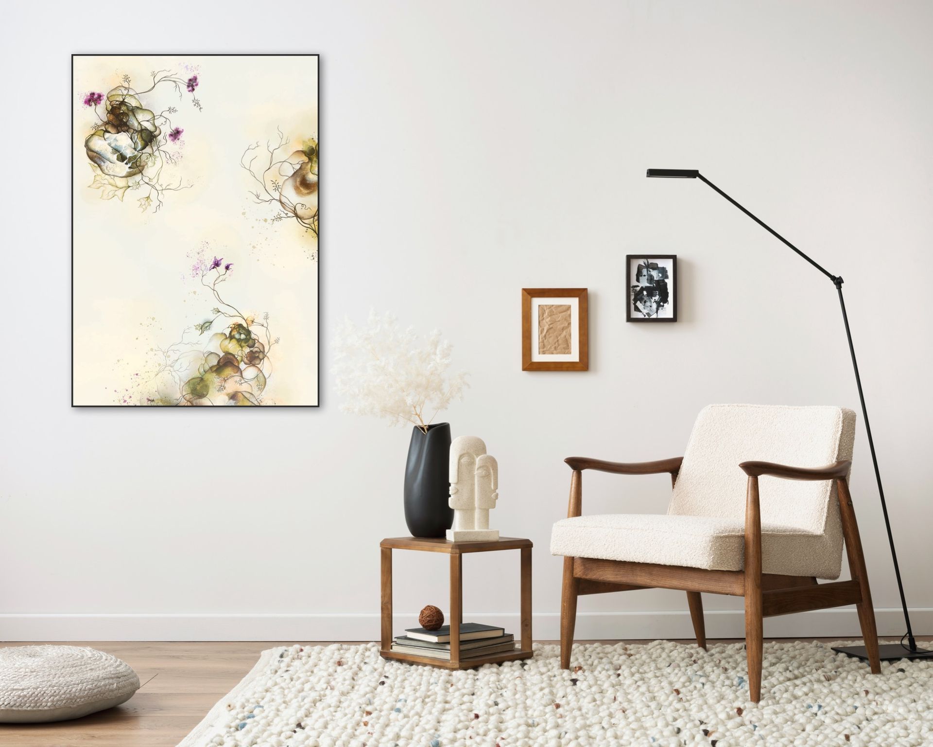 Akustikbillede stue | Rikke Darling | Dansk Lydisolering | Kunst
