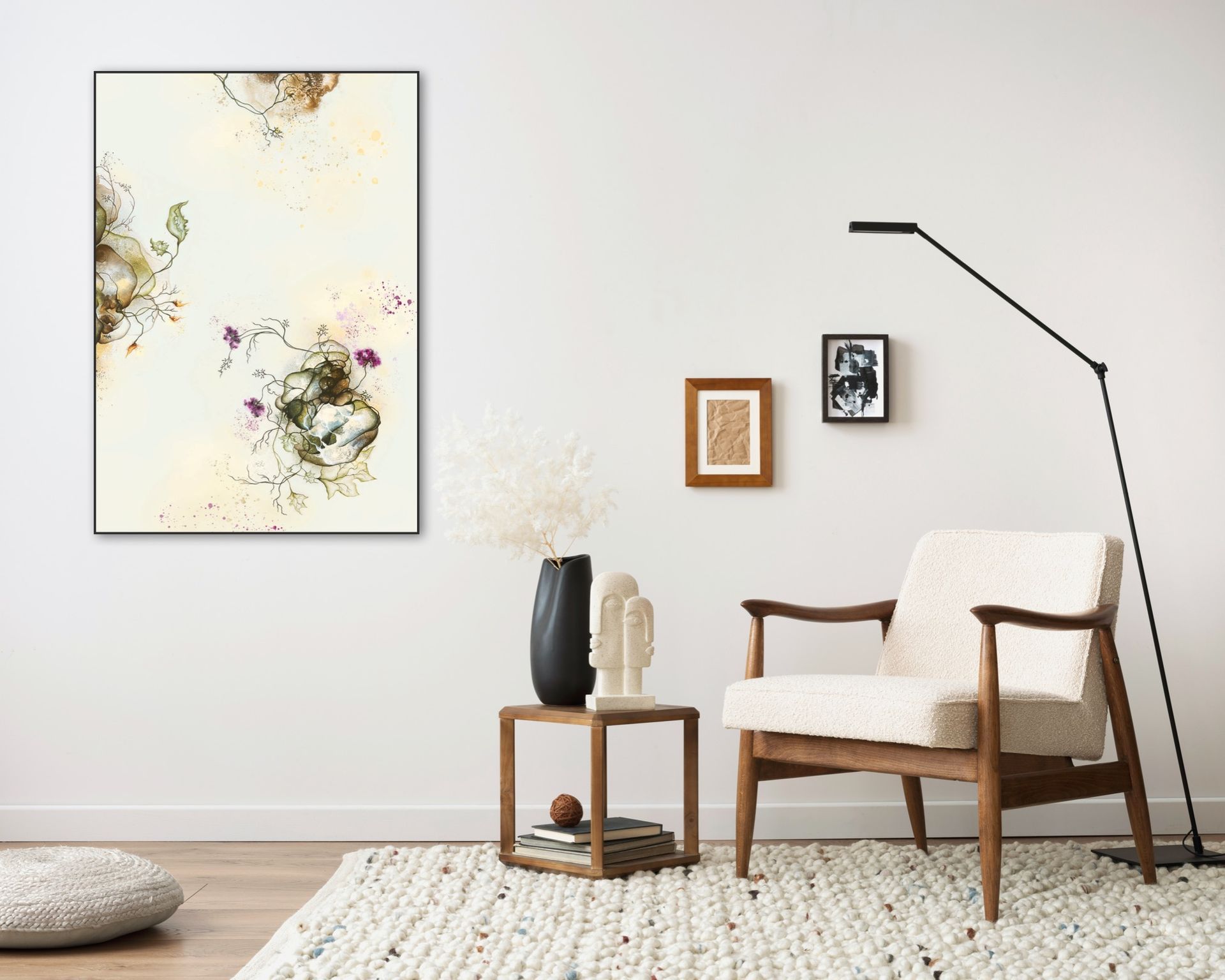 Akustikbillede stue | Rikke Darling | Dansk Lydisolering | Kunst