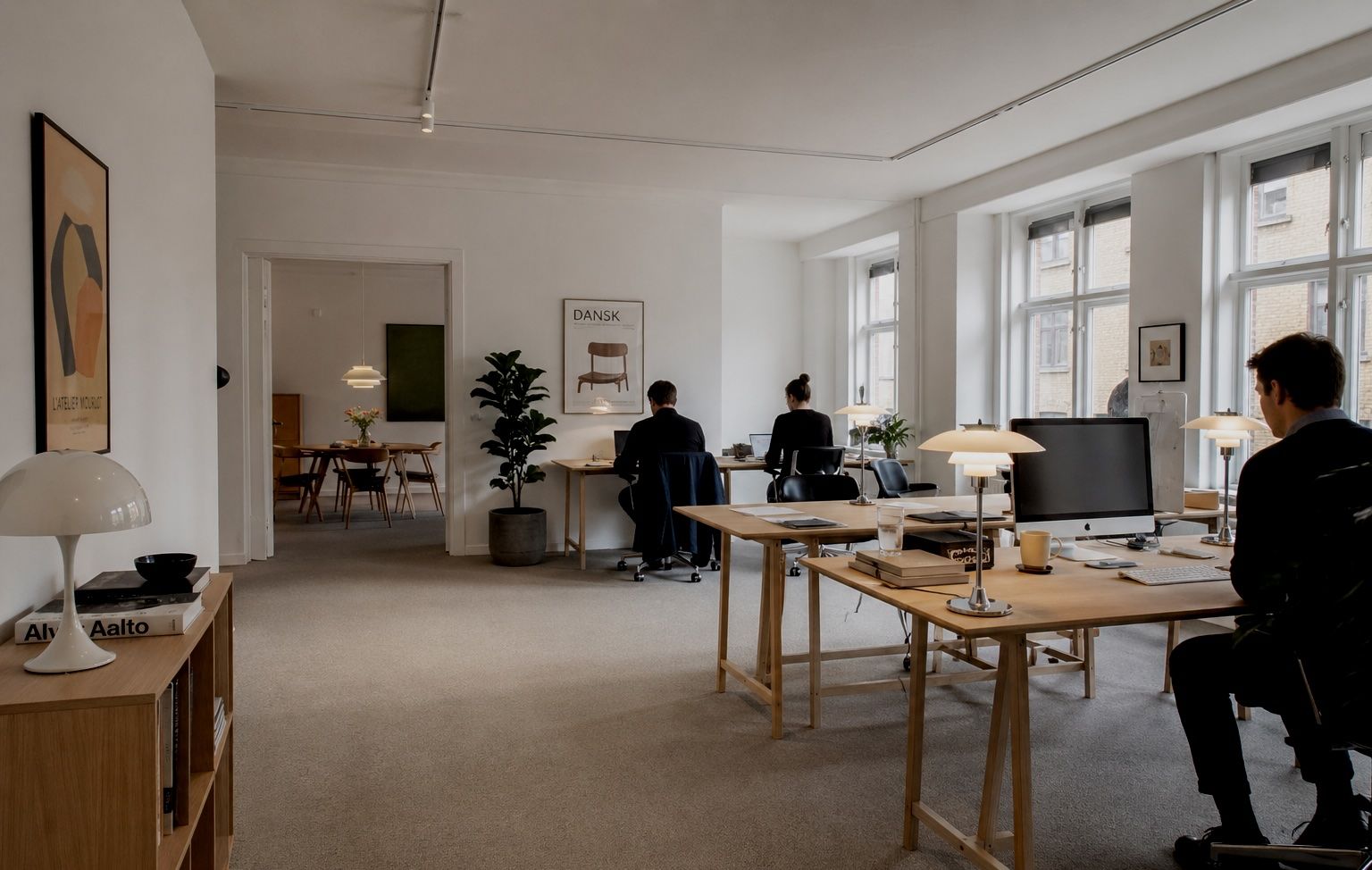 Kontor lydisolering loft