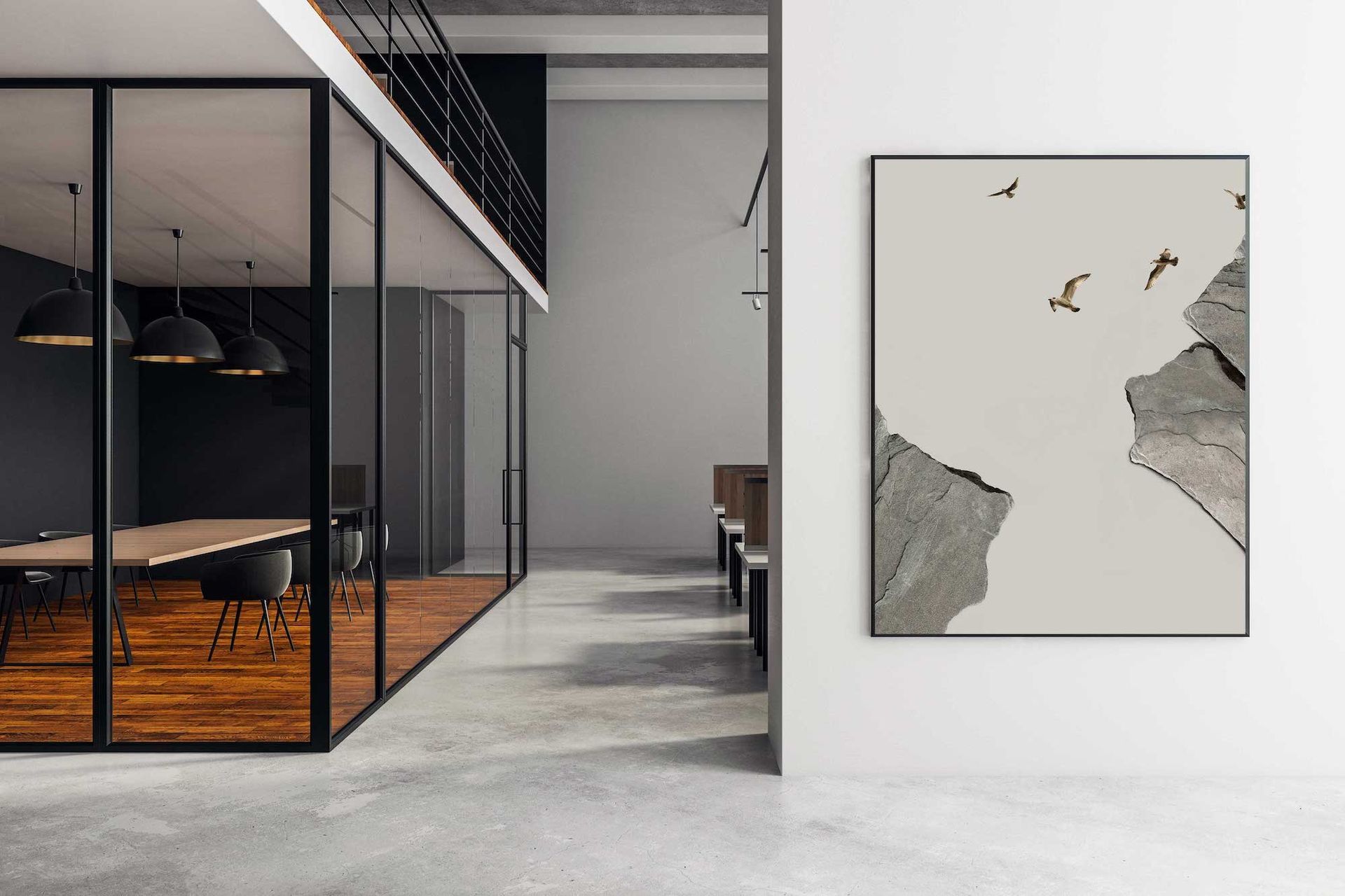 Akustikbillede til mødelokaler | Rikke Darling | Dansk Lydisolering | Kunst