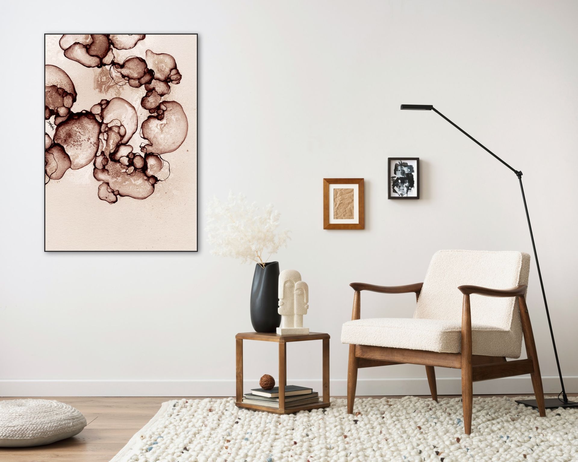 Akustikbillede stue | Rikke Darling | Dansk Lydisolering | Kunst