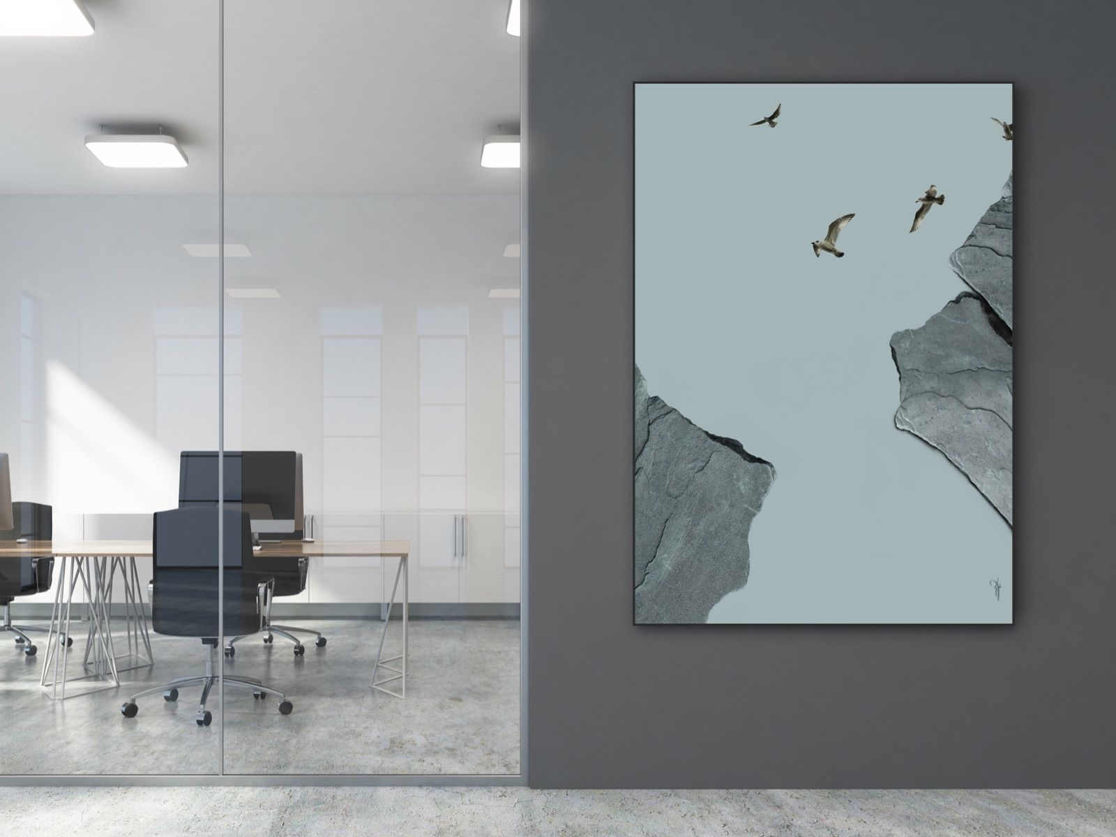 Akustikbillede | Rikke Darling | Dansk Lydisolering | Kunst
