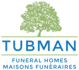 The logo for sample funeral home is shown on a white background.
