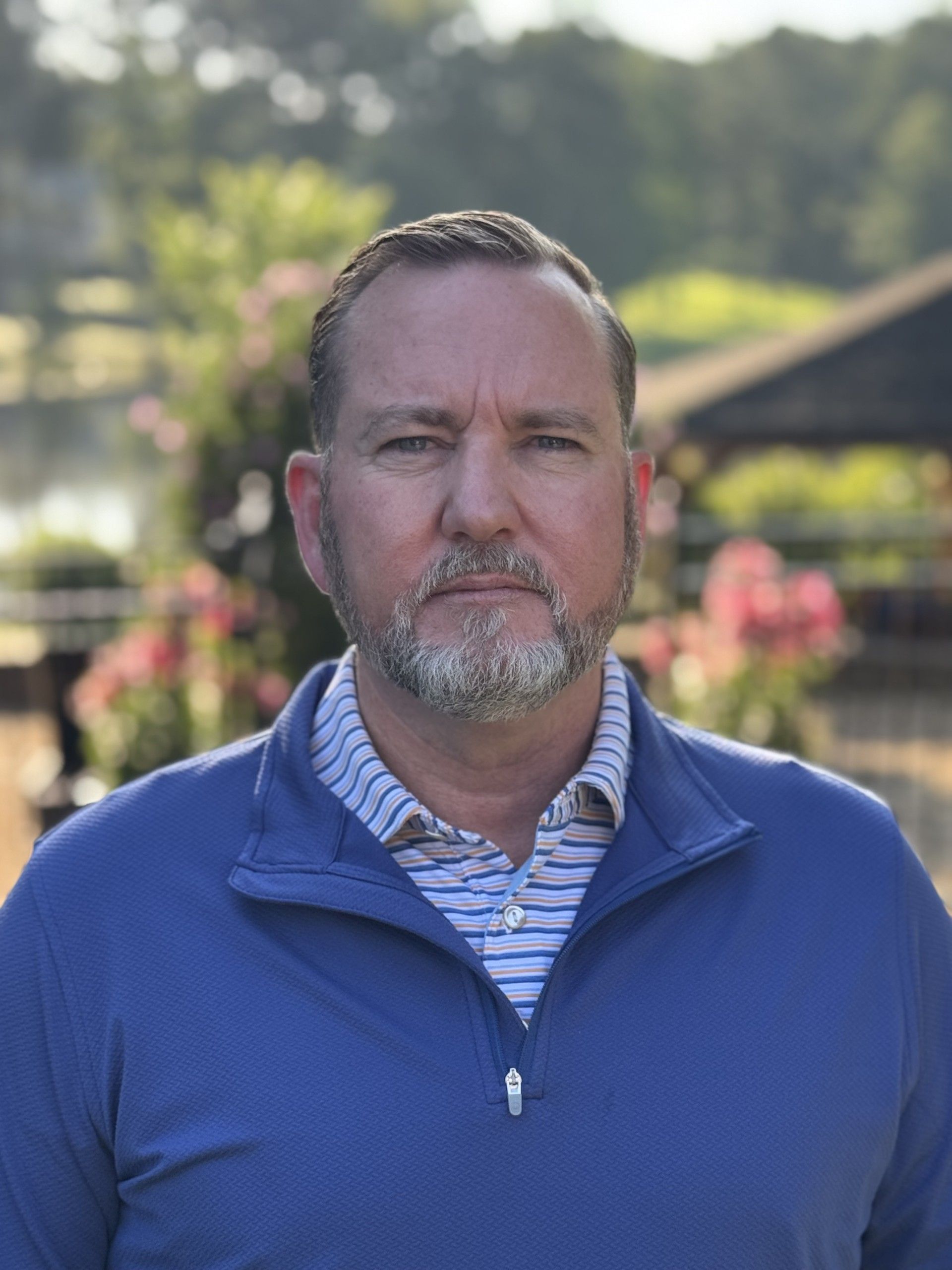 Portrait of Jason, member of the Vanguard XXI coaching team