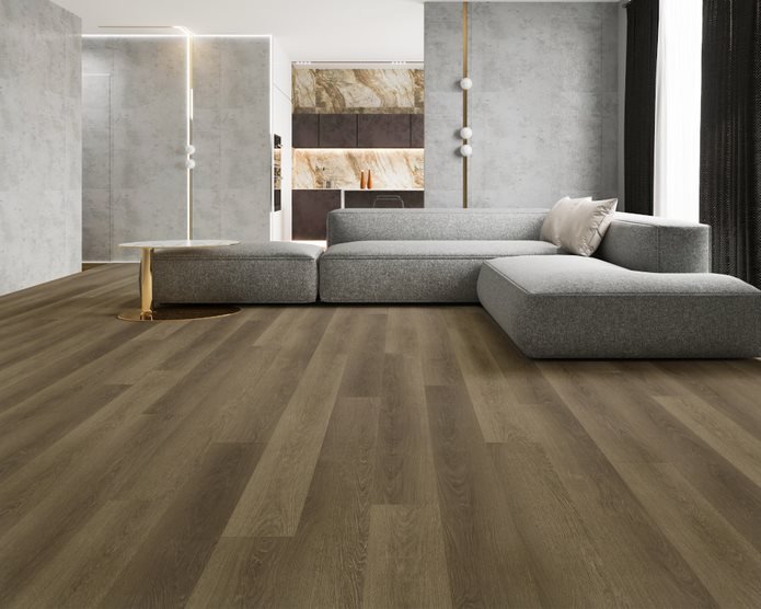 Hybrid Flooring in Living Room — Flooring Suppliers in Port Macquarie, NSW