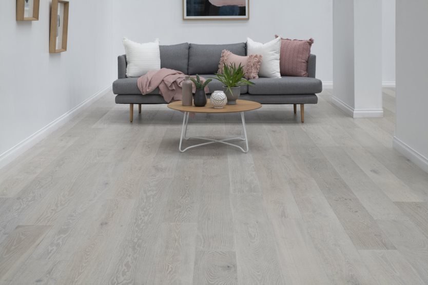 Grey Hybrid Flooring — Flooring Suppliers in Port Macquarie, NSW