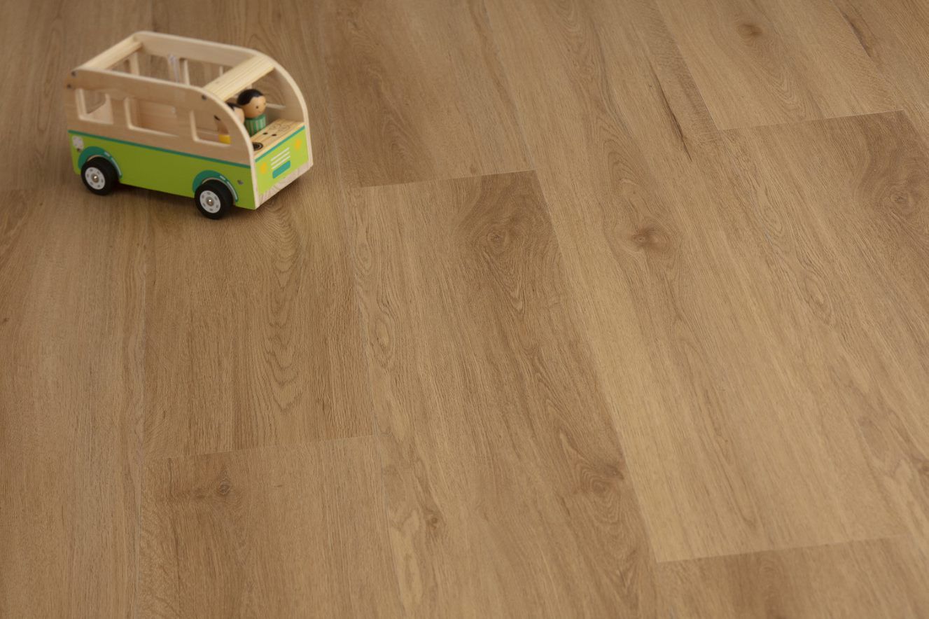 Wooden vinyl installation with proper tools — Flooring Store Near Taree, NSW