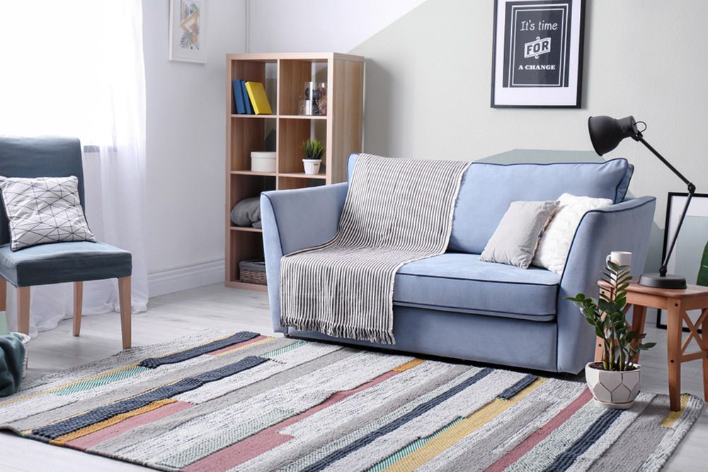 Close up shot of the living room with long carpet — Floor Coverings in Taree, NSW