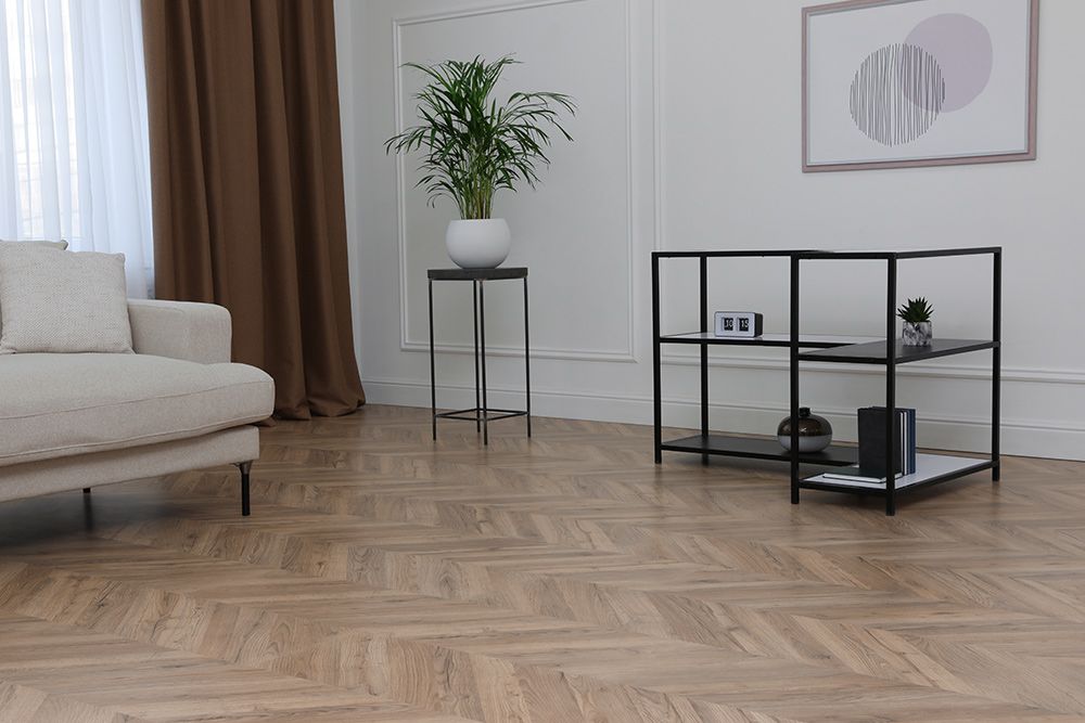 Dark zigzag pattern flooring design — Flooring Store Near Taree, NSW