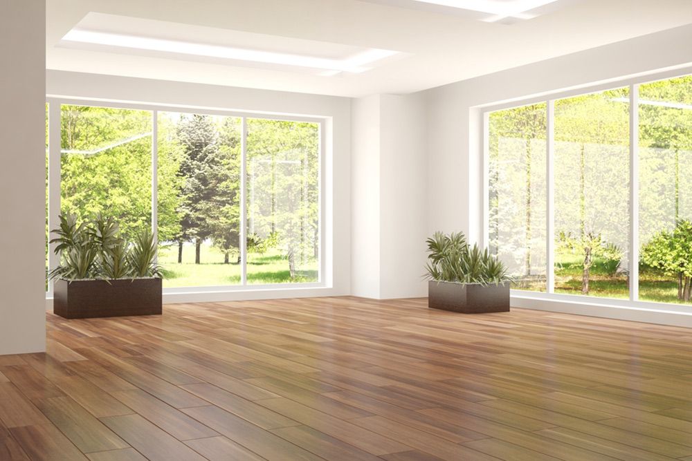 House with garden view — Floor Coverings in Taree, NSW