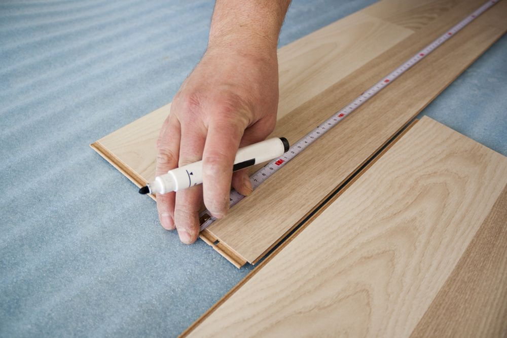 Measuring the floor vinyl — Flooring Store Near Kempsey, NSW
