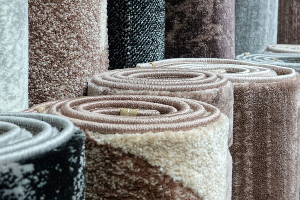 Rolled up carpet — Flooring Store Near Taree, NSW