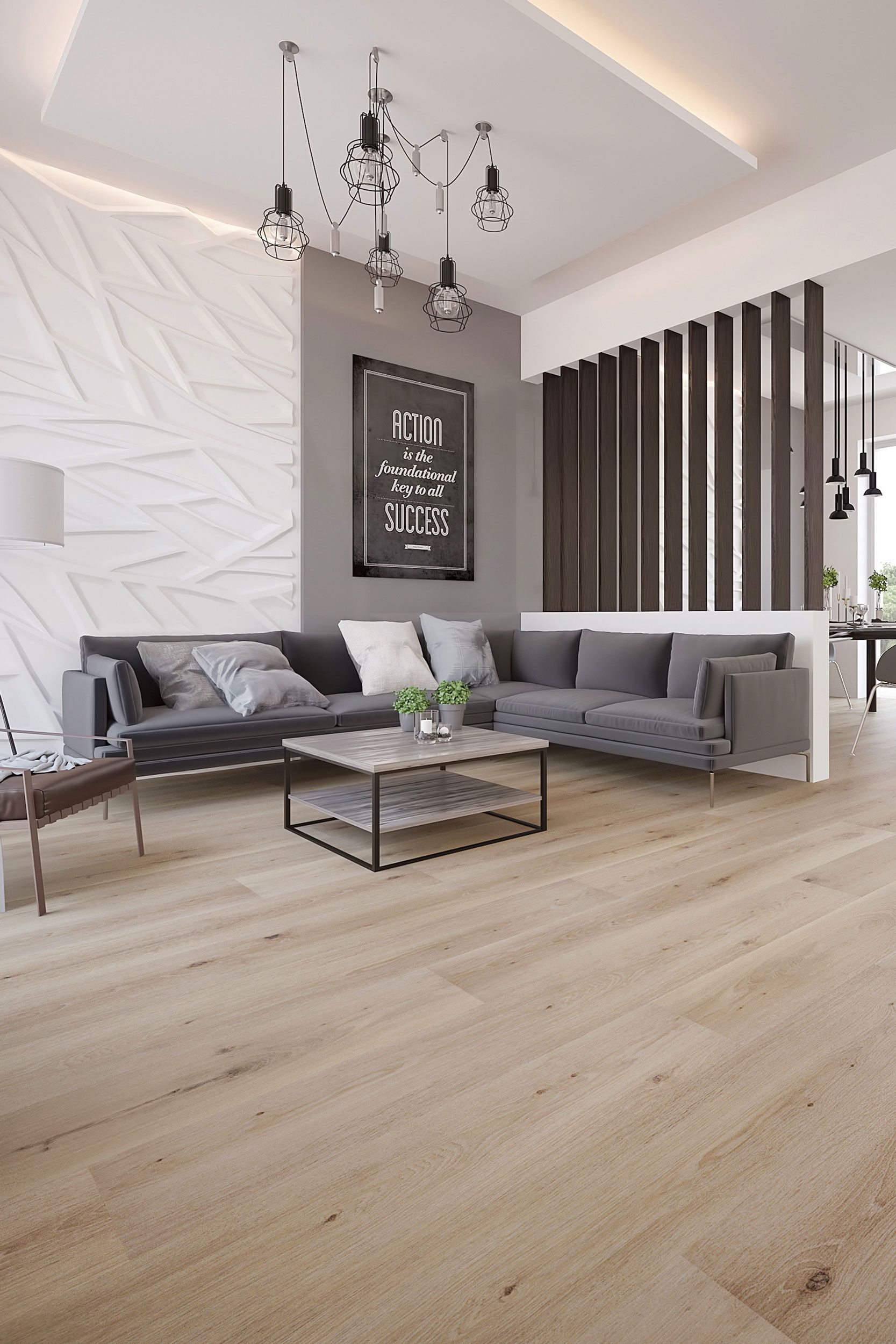 Vinyl Plank Flooring in Living Room — Vinyl Plank Flooring in Port Macquarie, NSW