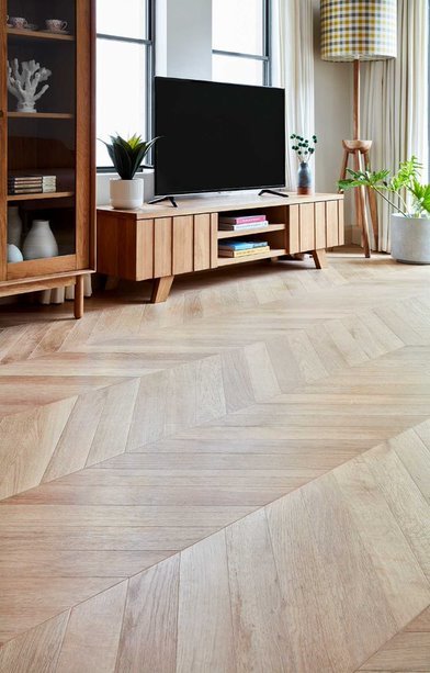 Timber Flooring in Living Room — Flooring Suppliers in Port Macquarie, NSW