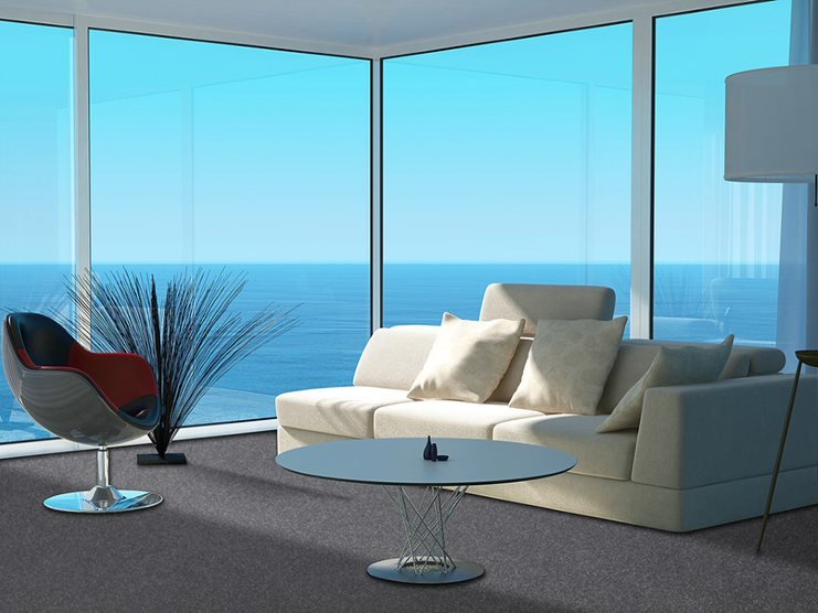 Living Room with Ocean View — Flooring Suppliers in Port Macquarie, NSW