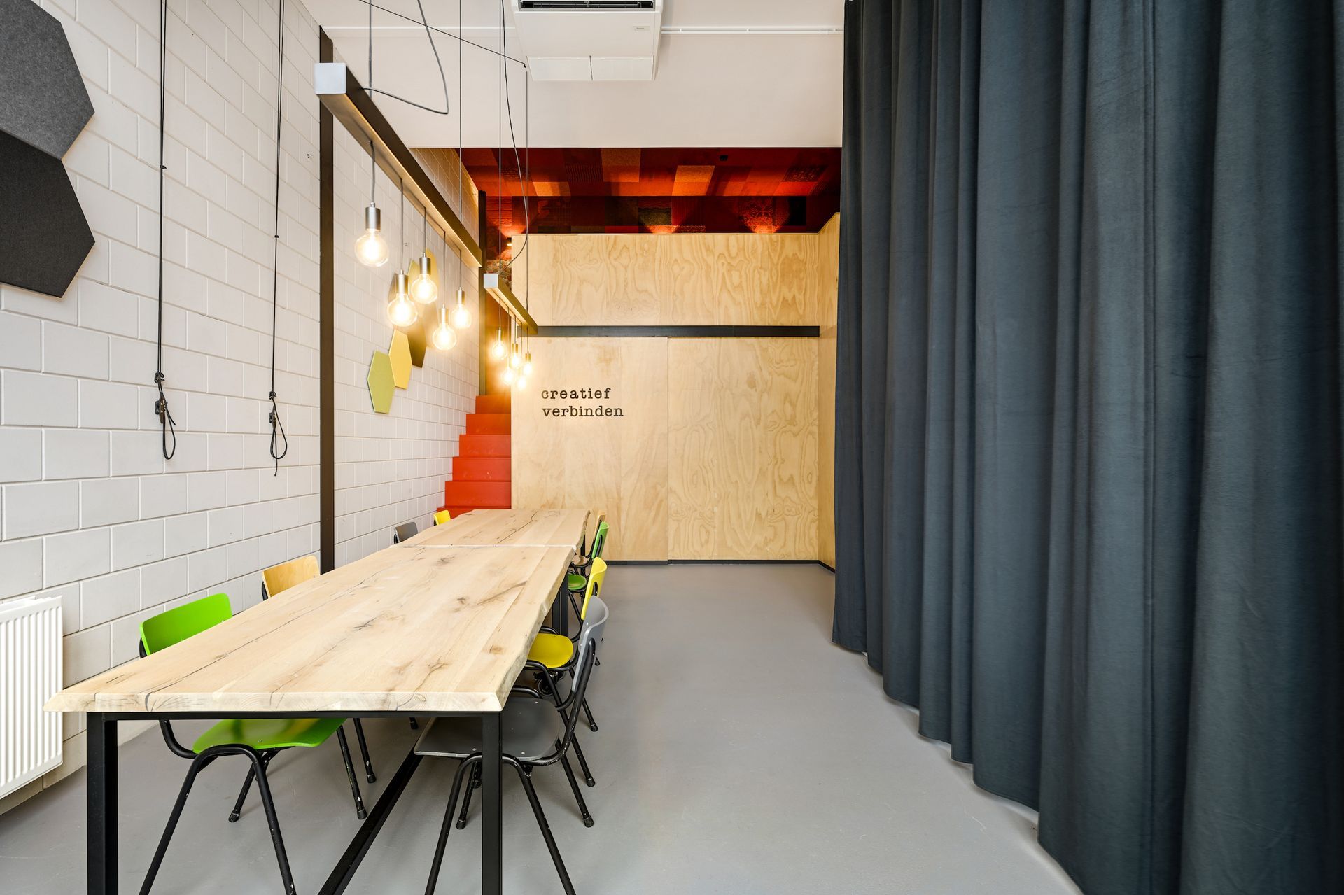 Impressie interieurontwerp kantoor