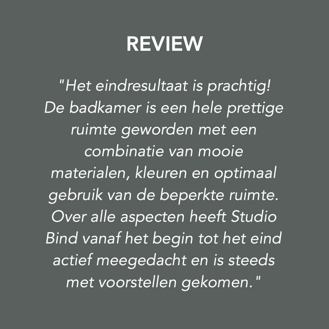 review STUDIO bind