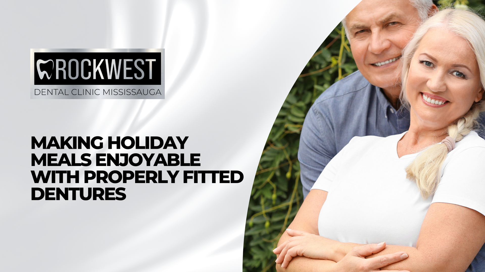 Couple smiling, Rockwest logo, text: