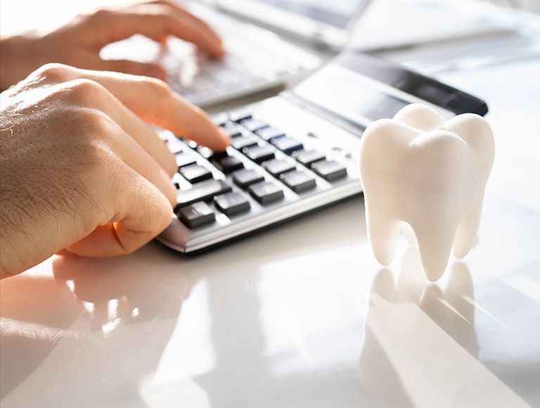 There are three different types of tooth fillings , inlays , onlays , and crowns.