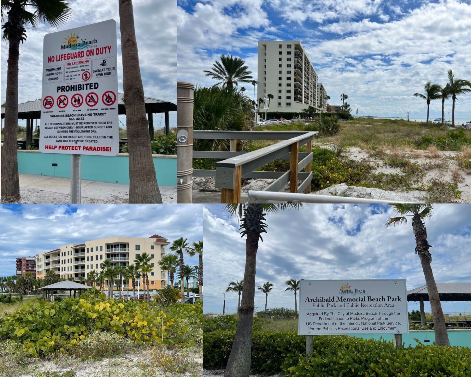 Madeira Beach Photo Collage