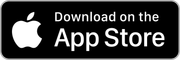 The apple logo is on a black button that says `` download on the app store ''.