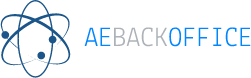 A logo for a company called aebackoffice