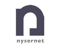A logo for nysernet is shown on a white background
