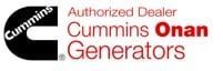 Cummins Onan Generators Authorized Dealer logo.