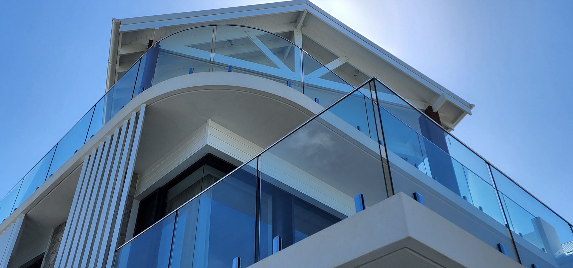 frameless glass balustrades Gold Coast