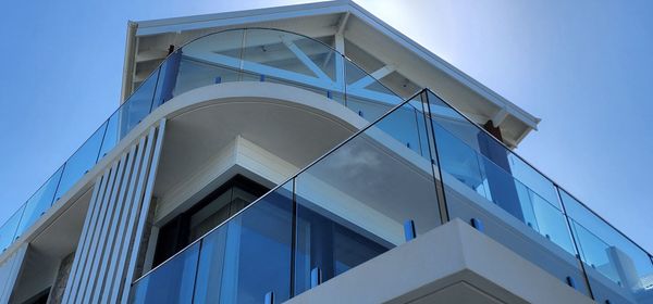 frameless glass balustrades Gold Coast
