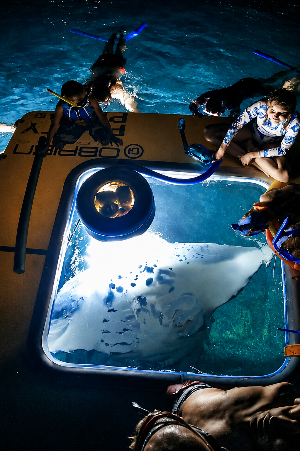the best Kailua Kona Manta Ray Snorkel  for kids and non-swimmers