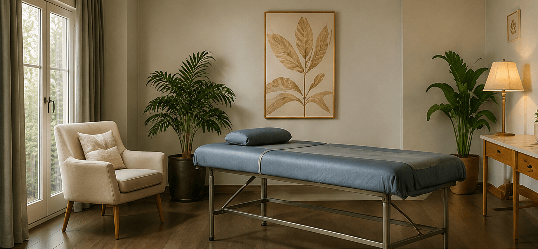 Private wellness support room at El Kaoba