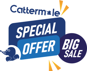 A blue sign that says special offer big sale
