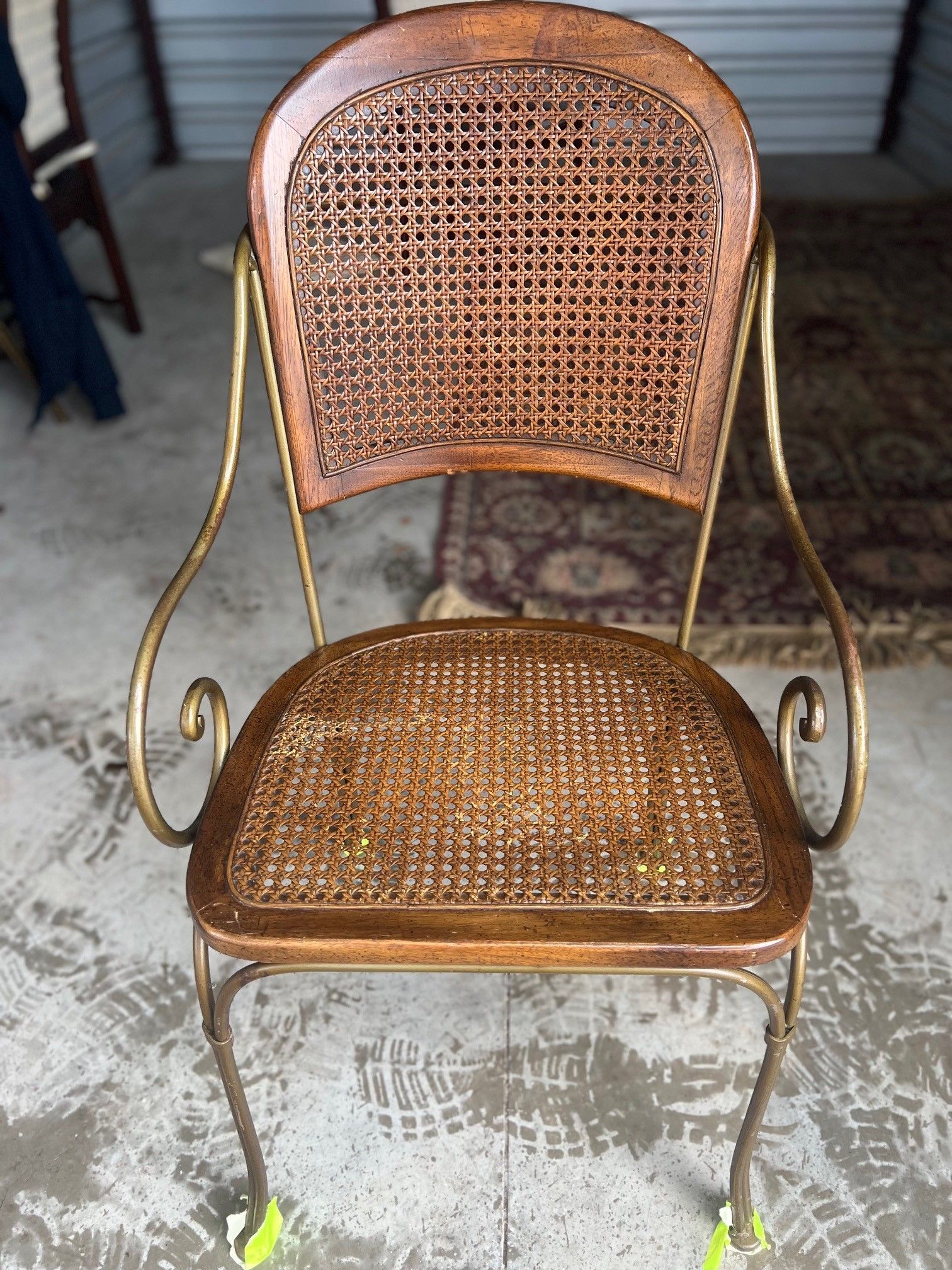 Drexel Heritage Armchairs With Caning