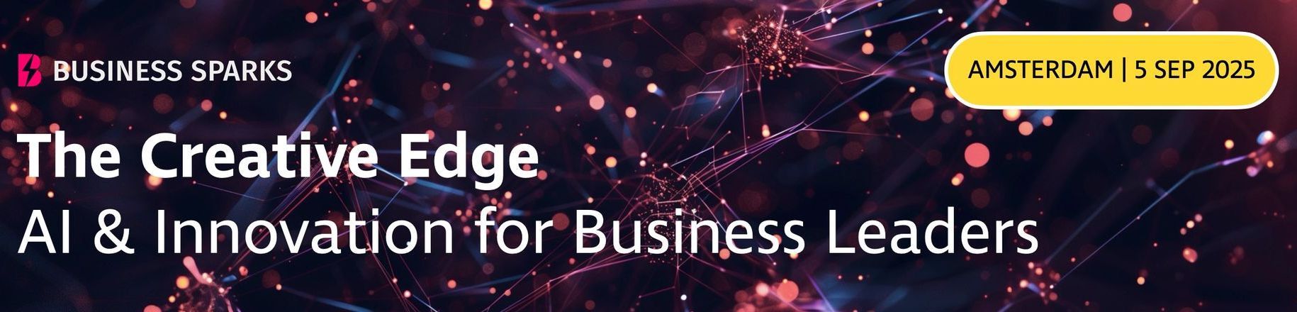 Logo image of a network with the words The Creative Edge for Business Leaders and logos of Bayes Business School, UK Research England and Chemistry