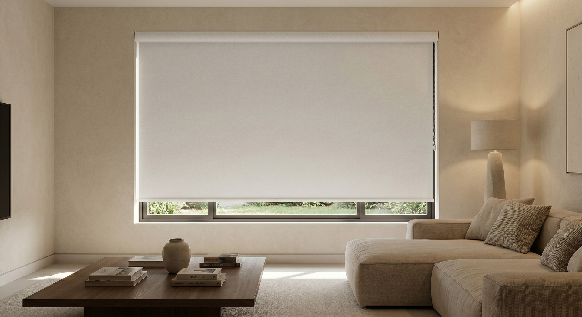 Estudio de diseño de interiores con muestras de materiales y planos arquitectónicos