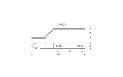 disegno serratura manuale
