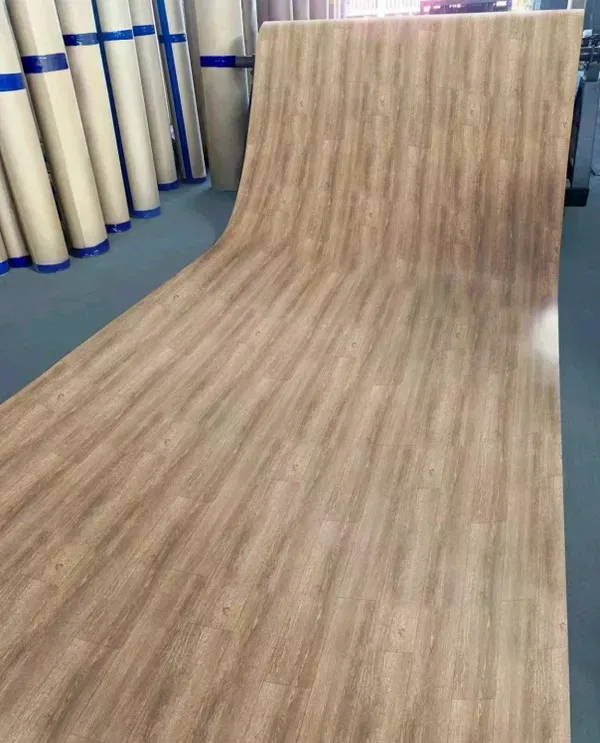 Light Chestnut Wood PVC vinyl flooring