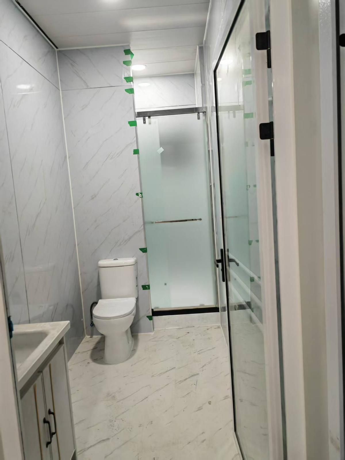 Newly Renovated Bathroom With a Toilet — Expandable Housing in Inala, QLD