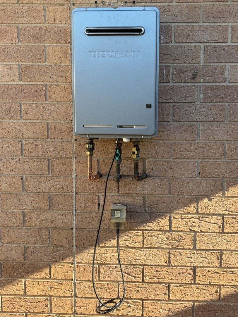 Outdoor Wall-mounted Metal Utility Box — Huddo's Plumbing Service in Wallalong, NSW