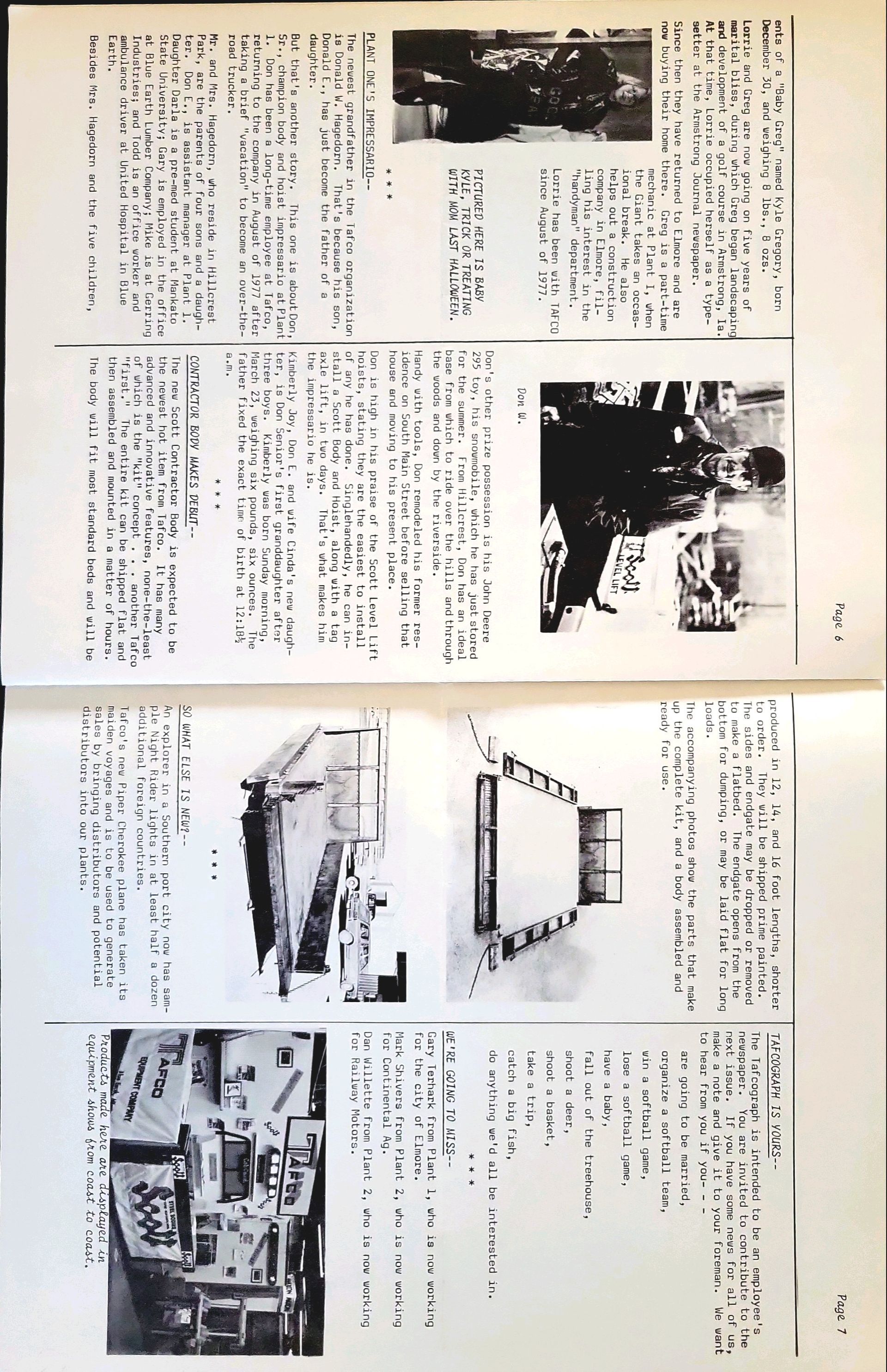 A book is open to a page with pictures on it