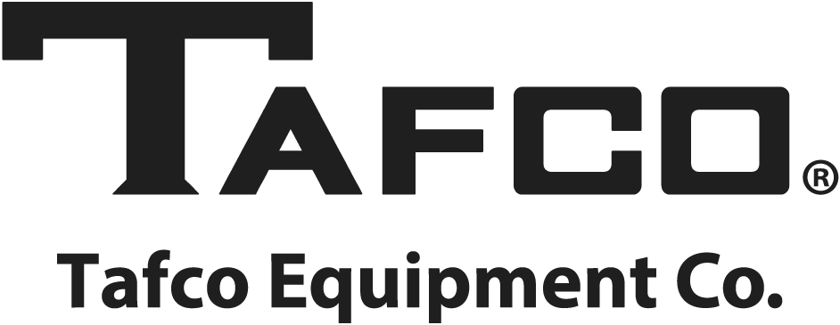 TAFCO Equipment Co. logo in bold black text on a white background
