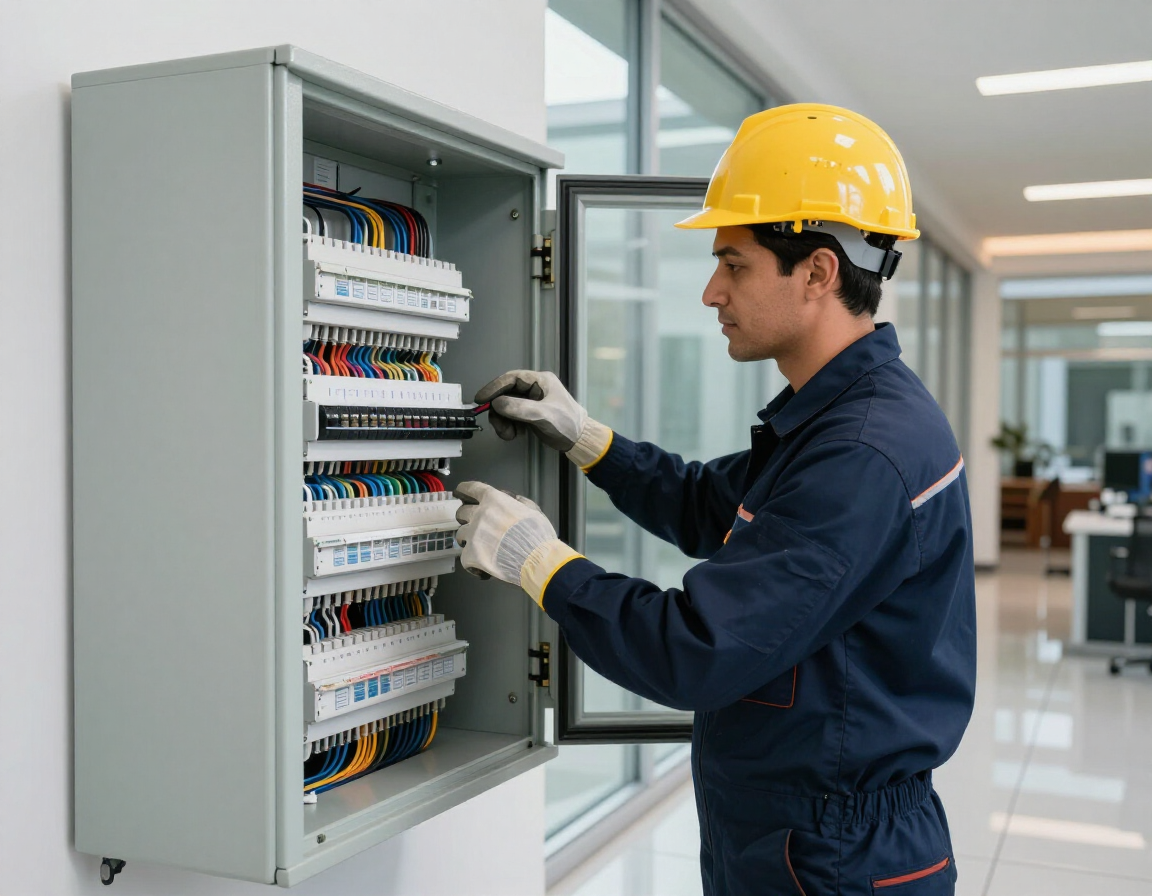 Inspecci&oacute;n el&eacute;ctrica profesional en espacio comercial