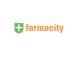 Un icono de escudo verde con un signo más blanco junto al texto naranja