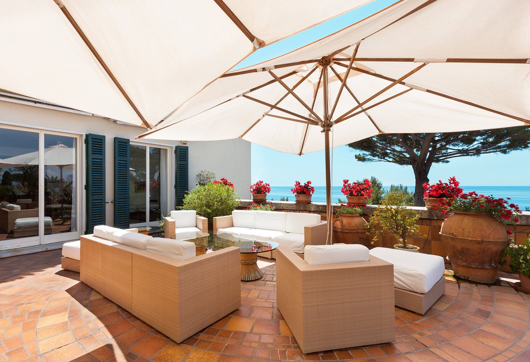 outside exterior sea view terrace