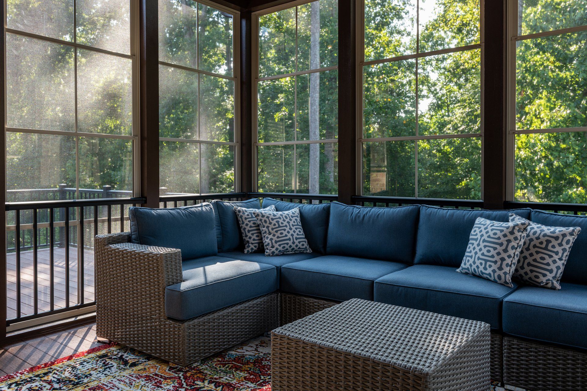 new modern screened porch patio furniture