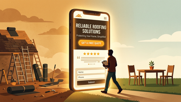 Roofing Landing Pages That Convert Visitors Into Estimates